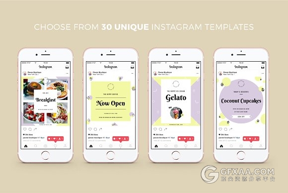 30页手机端美食餐饮多用途PPT模板 - 顶尖PPT