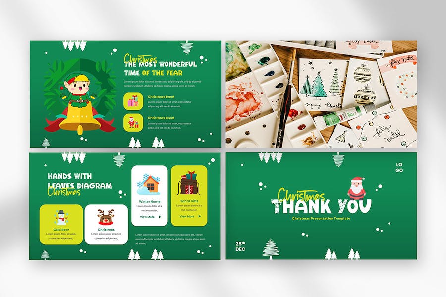 圣诞节创意设计方案营销推广PPT模板 - 顶尖PPT