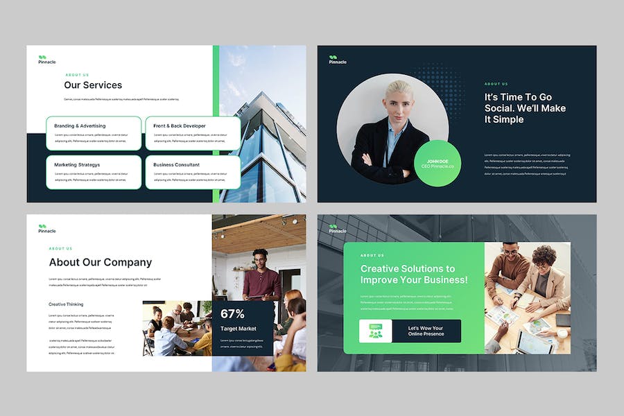 顶峰商务营销策划推广方案Keynote模板 - 顶尖PPT