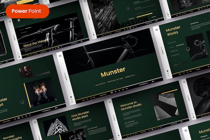 黑色系商务风格PPT模板 - 顶尖PPT