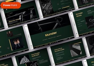 黑色系商务风格PPT模板 - 顶尖PPT