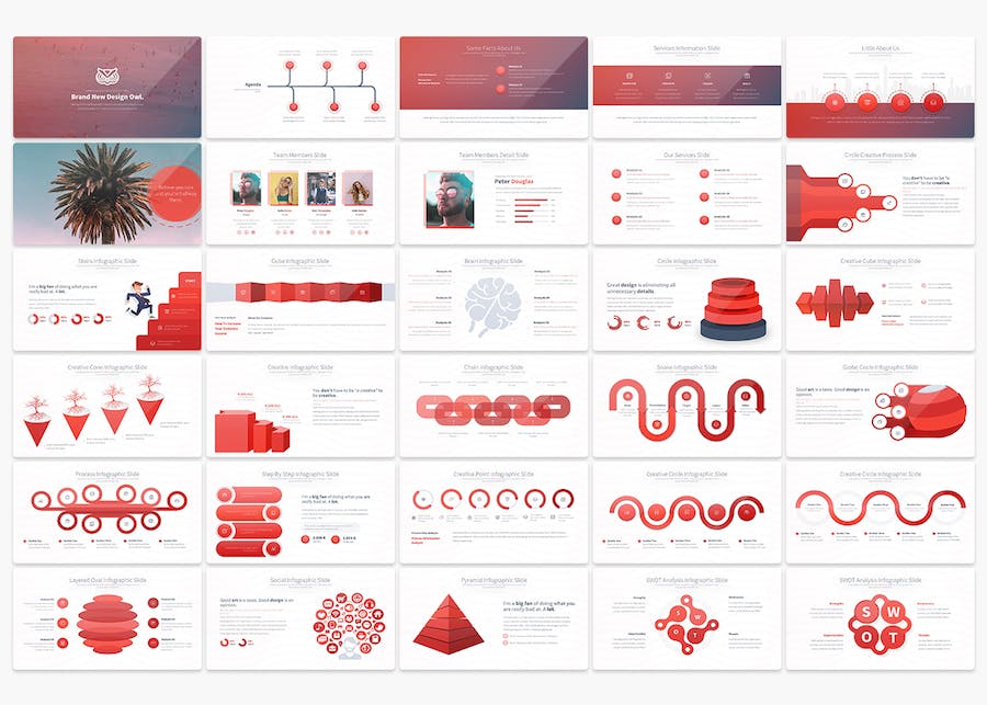 旅游景点介绍数据分析营销摄影展示多用途keynote模板 - 顶尖PPT