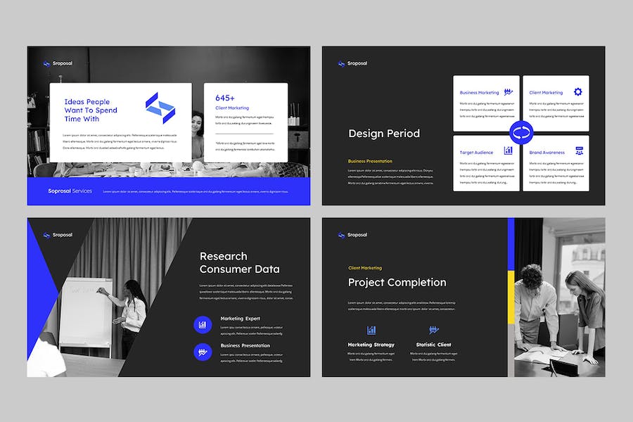 商务业务建议书融资提案Keynote模板 - 顶尖PPT