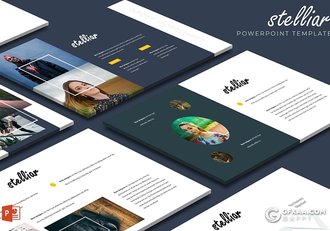 30页5种配色欧美商务多用途ppt模板 - 顶尖PPT