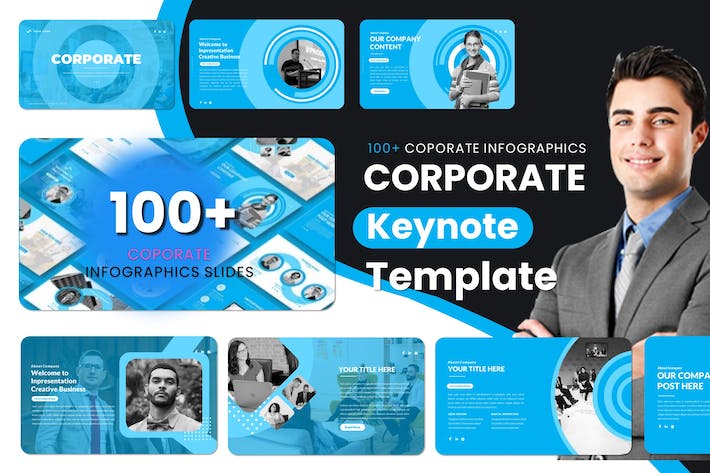 企业介绍商务信息展示通用keynote模板 - 顶尖PPT