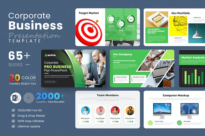 企业商务融资计划书PPT模板 - 顶尖PPT