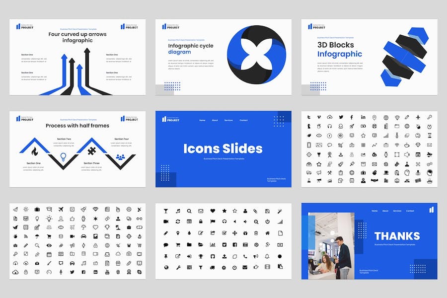 企业项目管理策划推介运营方案展示规划PPT模板 - 顶尖PPT