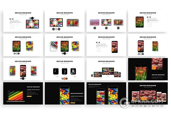 280多页创意泼墨剪影风格商务PPT模板 - 顶尖PPT