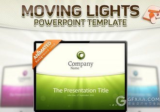 精美动态光源效果多用途总结分析PPT模板 - 顶尖PPT