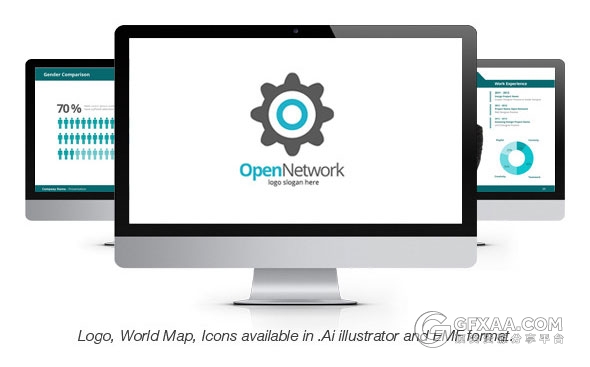 274页扁平化商务PPT20种配色主题 - 顶尖PPT