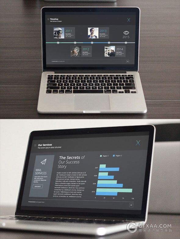 4种配色精美设计商务多用途PPT模板 - 顶尖PPT