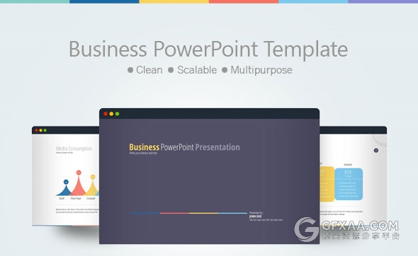 90多页商务多用途PPT模板20种配色主题 - 顶尖PPT
