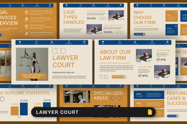 法律行业案例汇报律师法庭辩护展示PPT模板 - 顶尖PPT