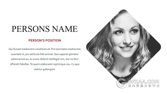 创意四边形组合商务PPT模板 - 顶尖PPT