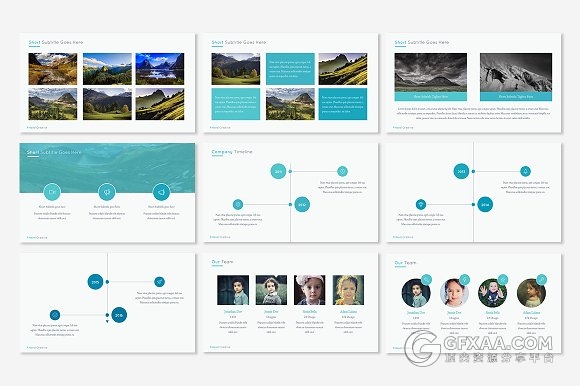 60多页简约商务多用途PPT模板 - 顶尖PPT