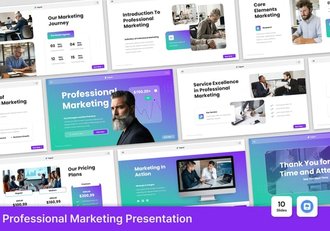 专业营销策略推广方案Keynote模板 - 顶尖PPT