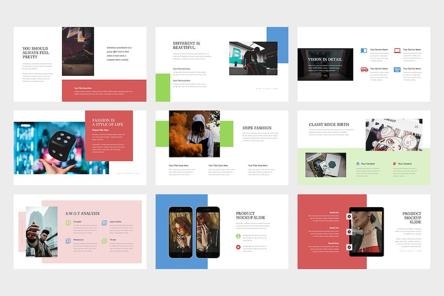 商业主题创意展示Keynote模板 - 顶尖PPT