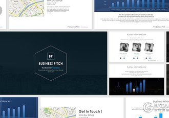 10页公司业务合作浅谈PPT模板 - 顶尖PPT