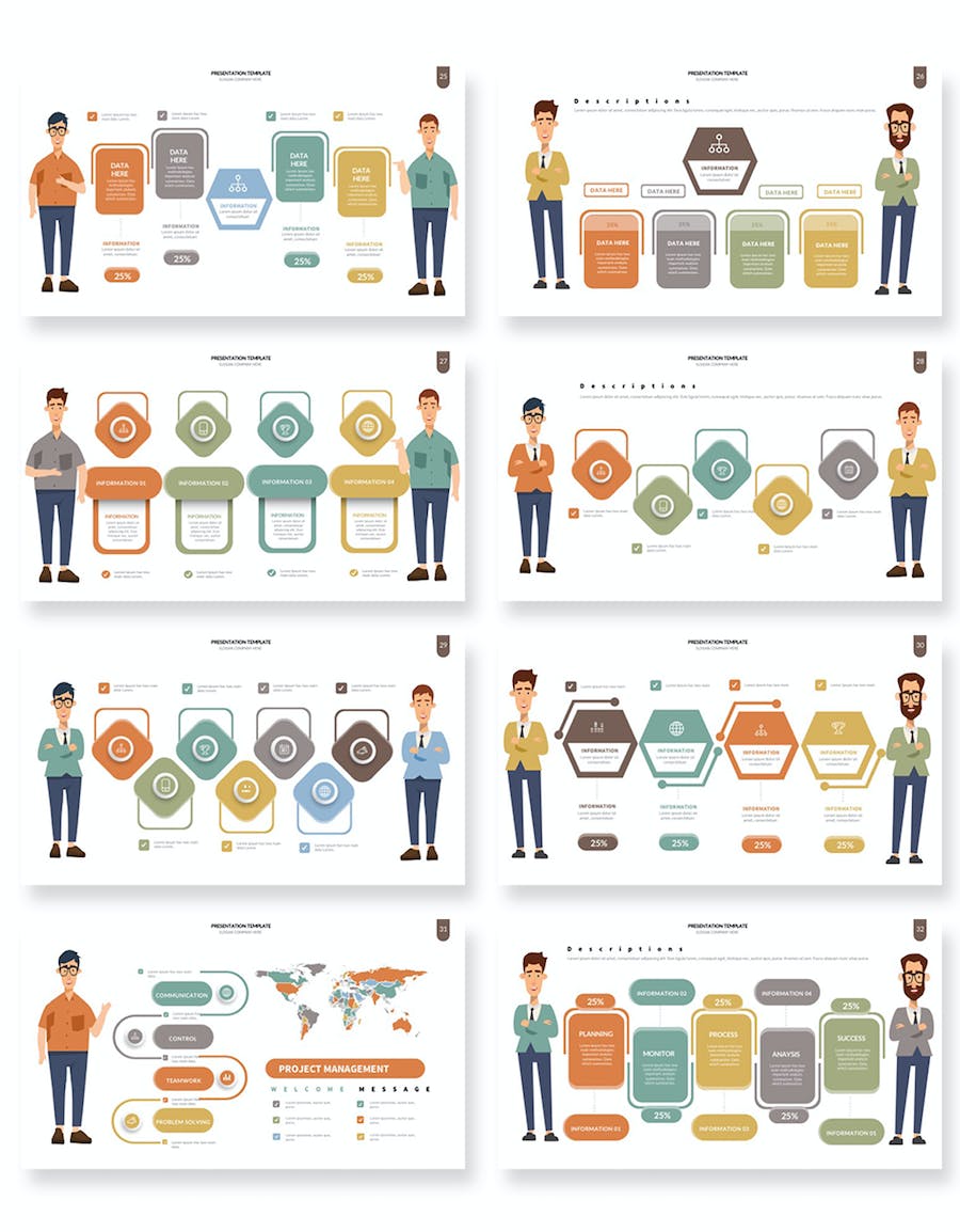 项目管理规划图形图表PPT模板 - 顶尖PPT