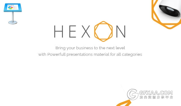 创意六边形50多页高端keynote模板5种配色主题 - 顶尖PPT