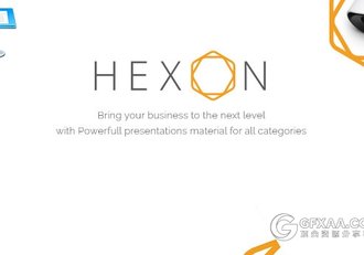 创意六边形50多页高端keynote模板5种配色主题 - 顶尖PPT