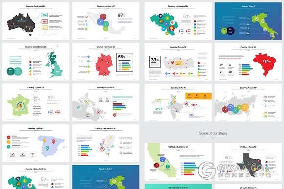 400多页动画高端商务多用途PPT模板 - 顶尖PPT
