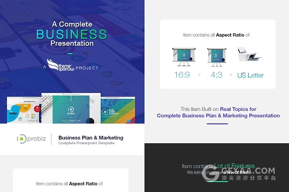 400多页动画高端商务多用途PPT模板 - 顶尖PPT