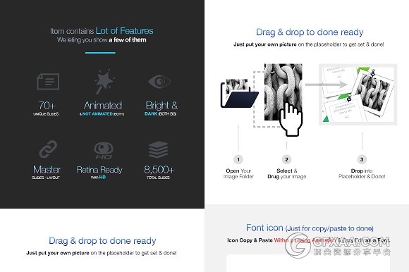 74页彩色商务多用途PPT模板3种比例规格 - 顶尖PPT