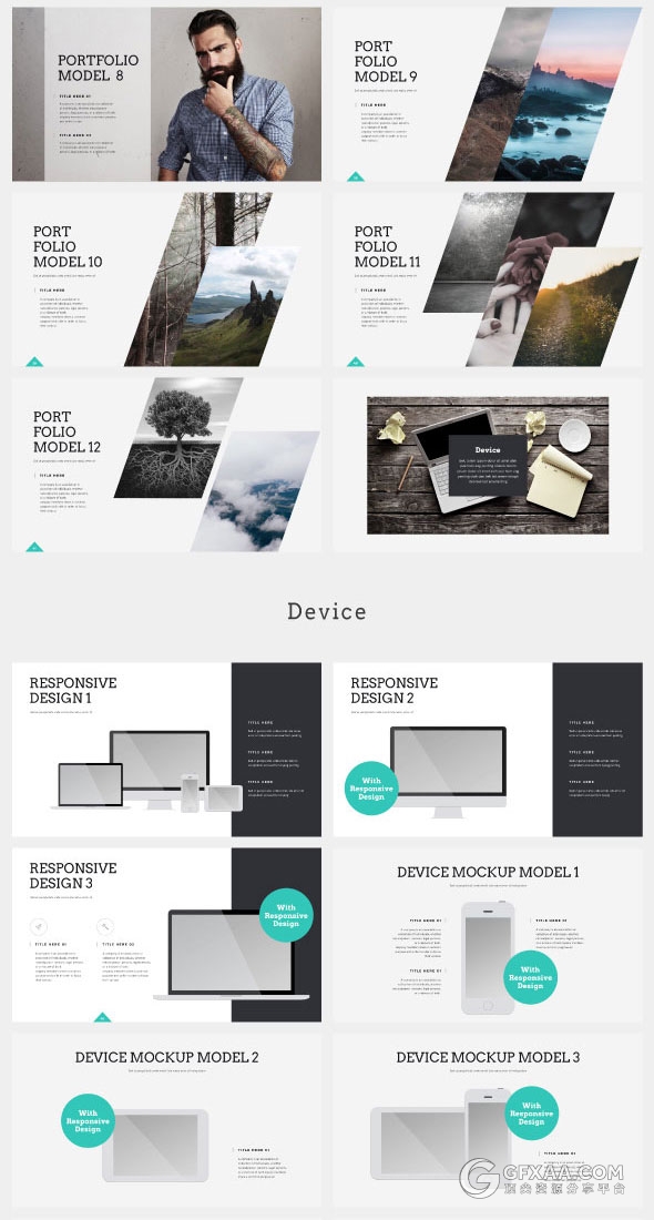 20种预制配色159页简约大气文艺风格keynote模板 - 顶尖PPT