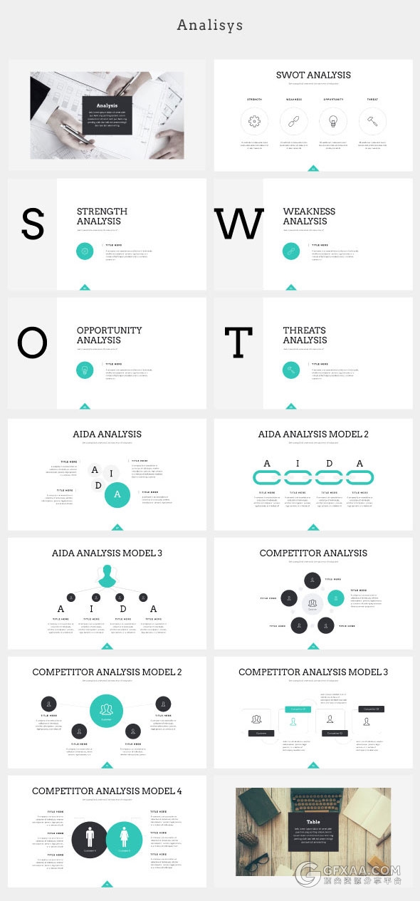 20种预制配色159页简约大气文艺风格keynote模板 - 顶尖PPT