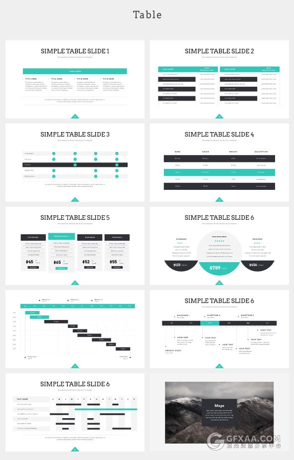 20种预制配色159页简约大气文艺风格keynote模板 - 顶尖PPT