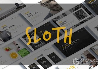 80多页创意机构团队介绍keynote模板 - 顶尖PPT