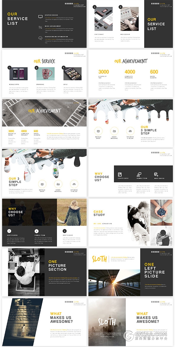 80多页创意机构团队介绍keynote模板 - 顶尖PPT