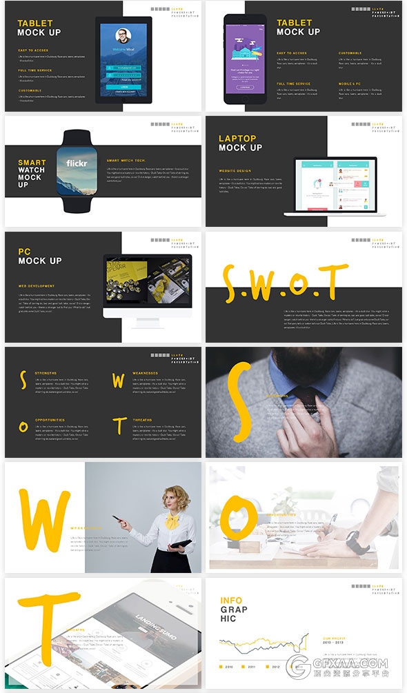 80多页创意机构团队介绍keynote模板 - 顶尖PPT