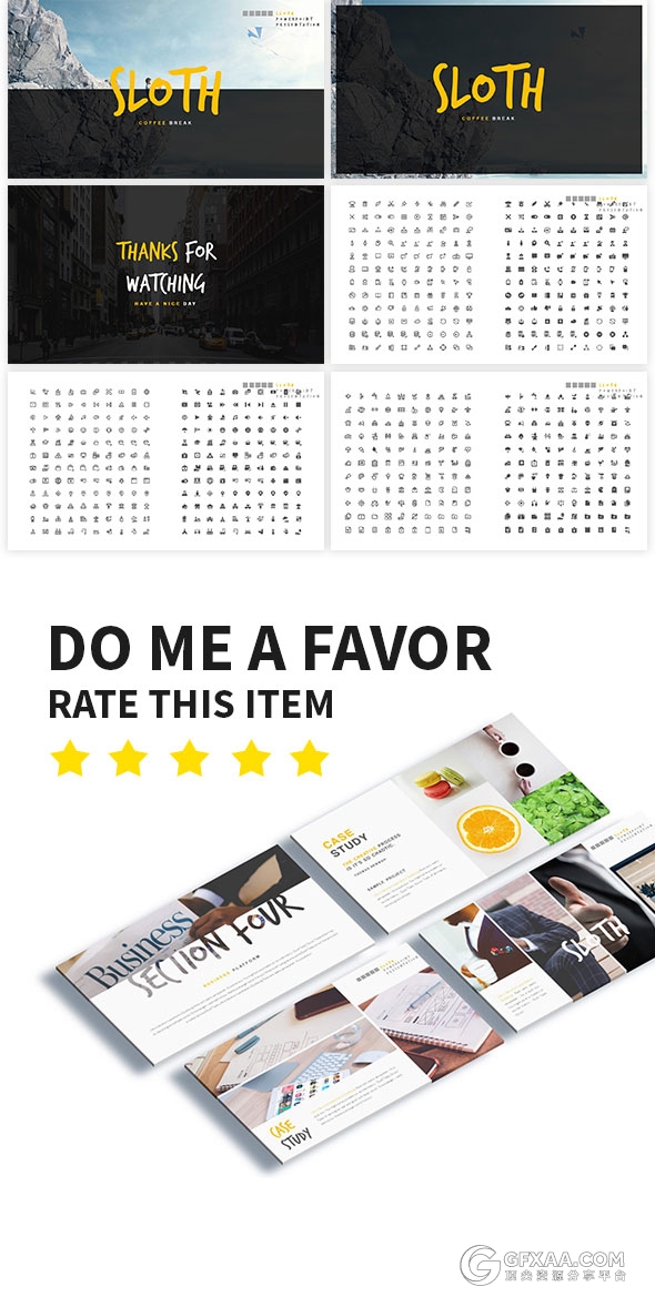 80多页创意机构团队介绍keynote模板 - 顶尖PPT