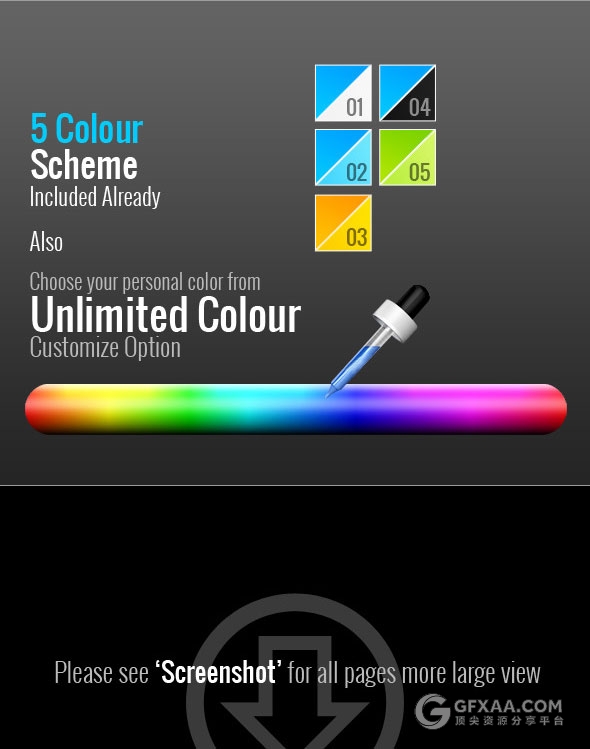 5种配色商务团队介绍业务合作keynote模板 - 顶尖PPT