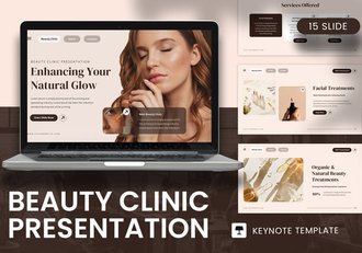 美容诊所主题keynote模板 - 顶尖PPT