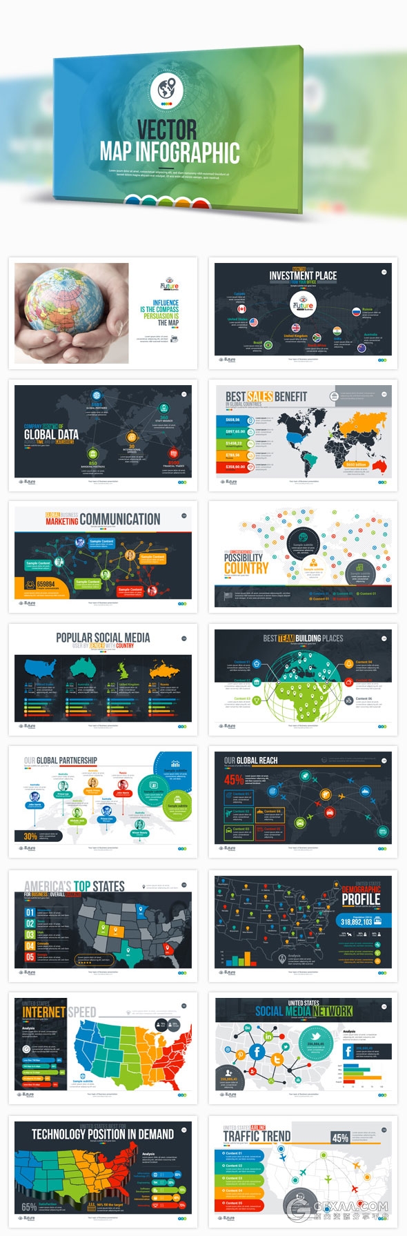 269页精美设计高端动画商务PPT模板 - 顶尖PPT