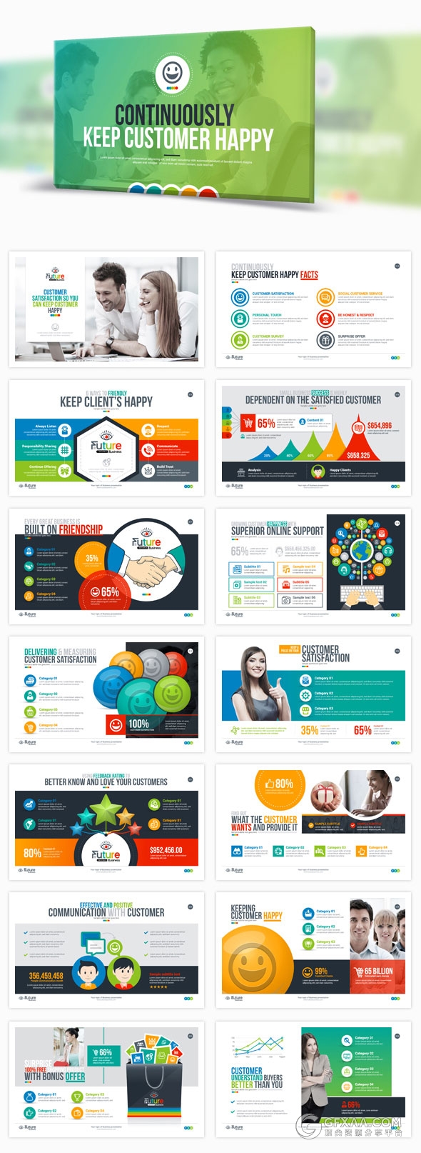 269页精美设计高端动画商务PPT模板 - 顶尖PPT