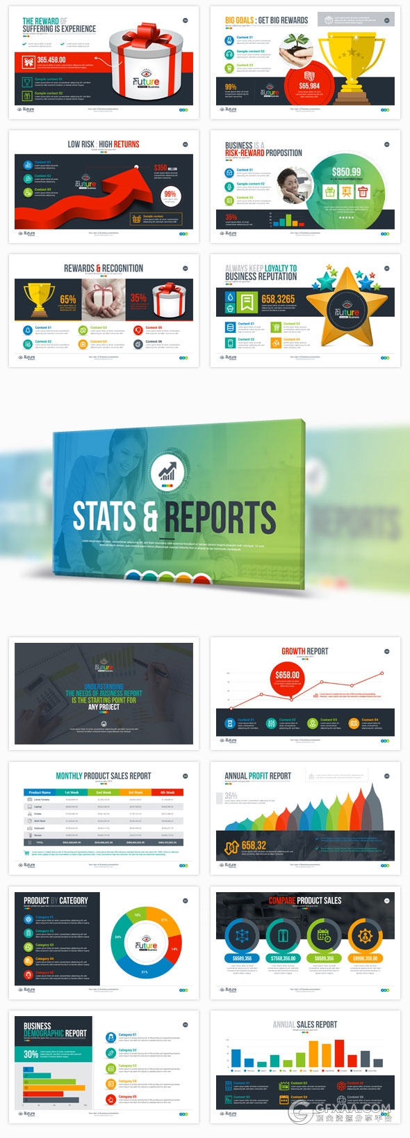 269页精美设计高端动画商务PPT模板 - 顶尖PPT