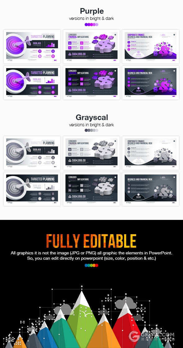 269页精美设计高端动画商务PPT模板 - 顶尖PPT