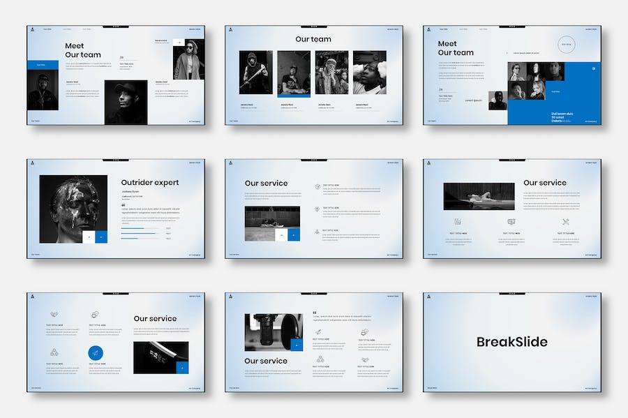 商务企业组织讲述展示Keynote模板 - 顶尖PPT