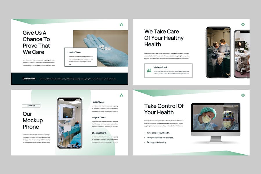 医疗健康保健行业PPT模板 - 顶尖PPT