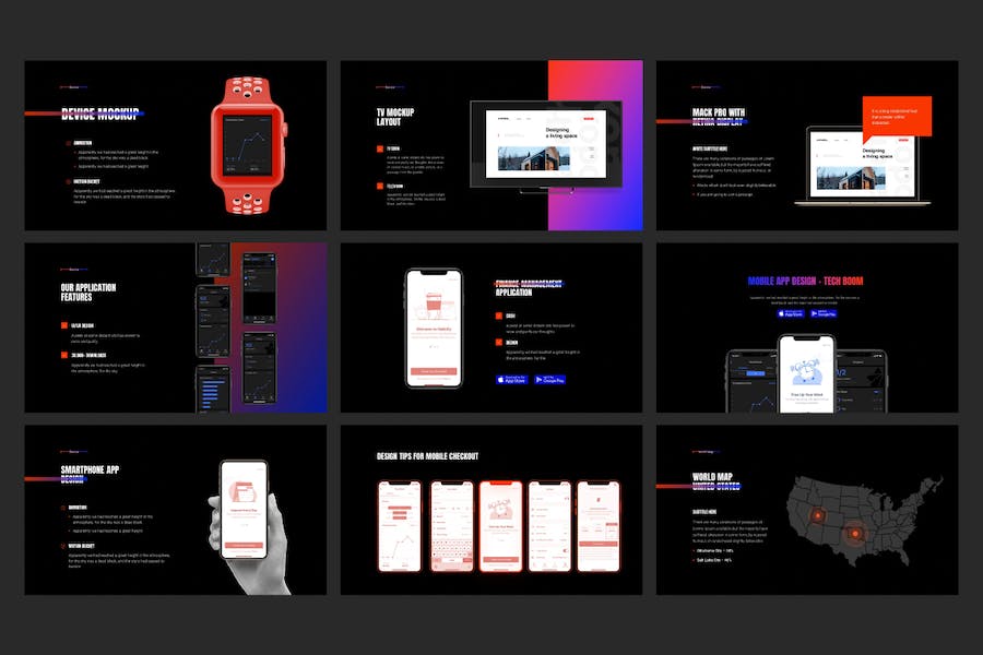 平滑动画数据图表keynote模板 - 顶尖PPT