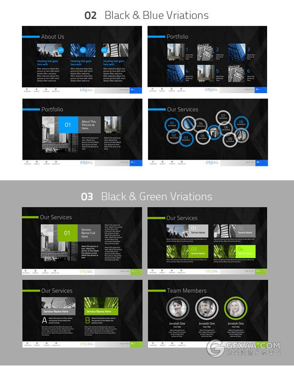 团队介绍数据分析统计商务多用途PPT模板 - 顶尖PPT