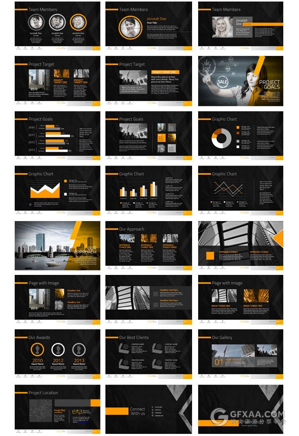 团队介绍数据分析统计商务多用途PPT模板 - 顶尖PPT