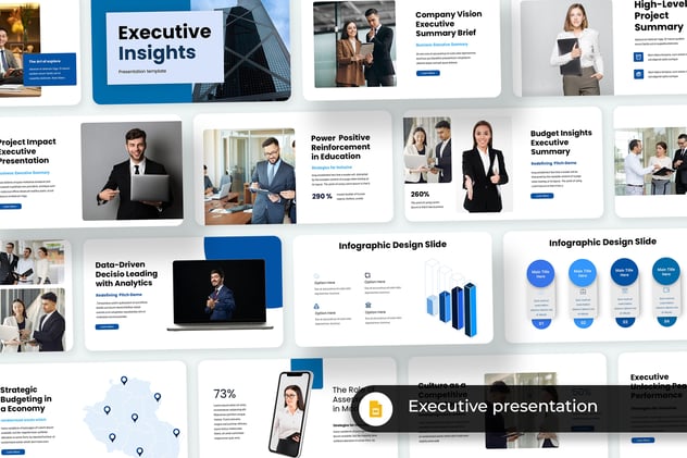 企业商务会议执行摘要PPT模板 - 顶尖PPT