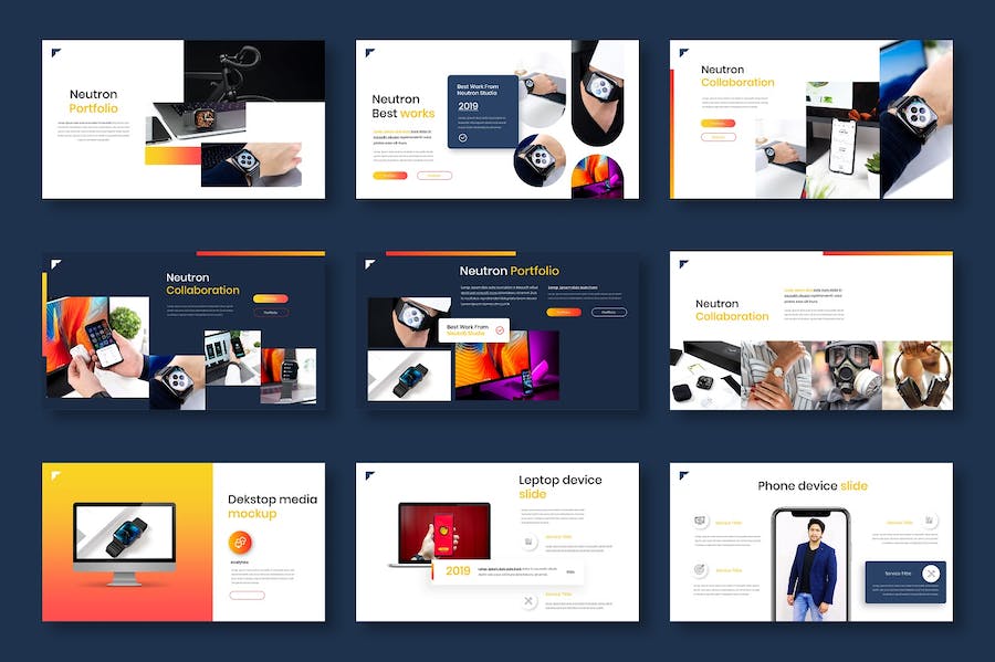 科技商务企业产品项目方案展示PPT模板 - 顶尖PPT
