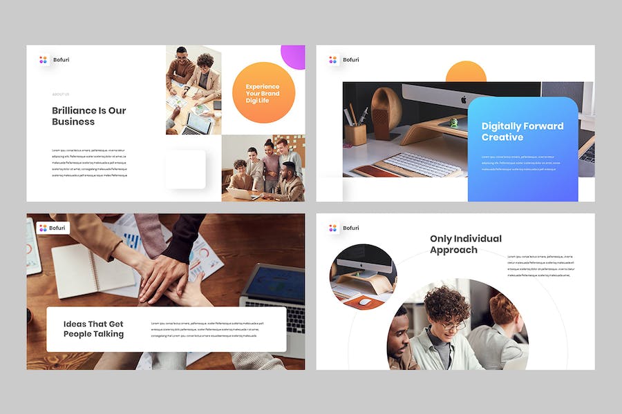 商务现代企业介绍keynote模板 - 顶尖PPT