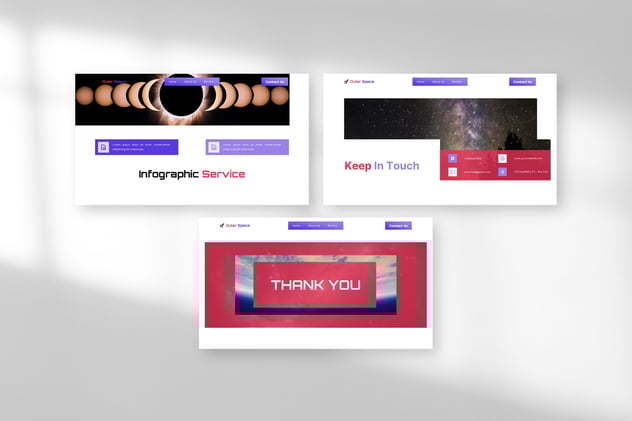 外太空天文学keynote模板 - 顶尖PPT